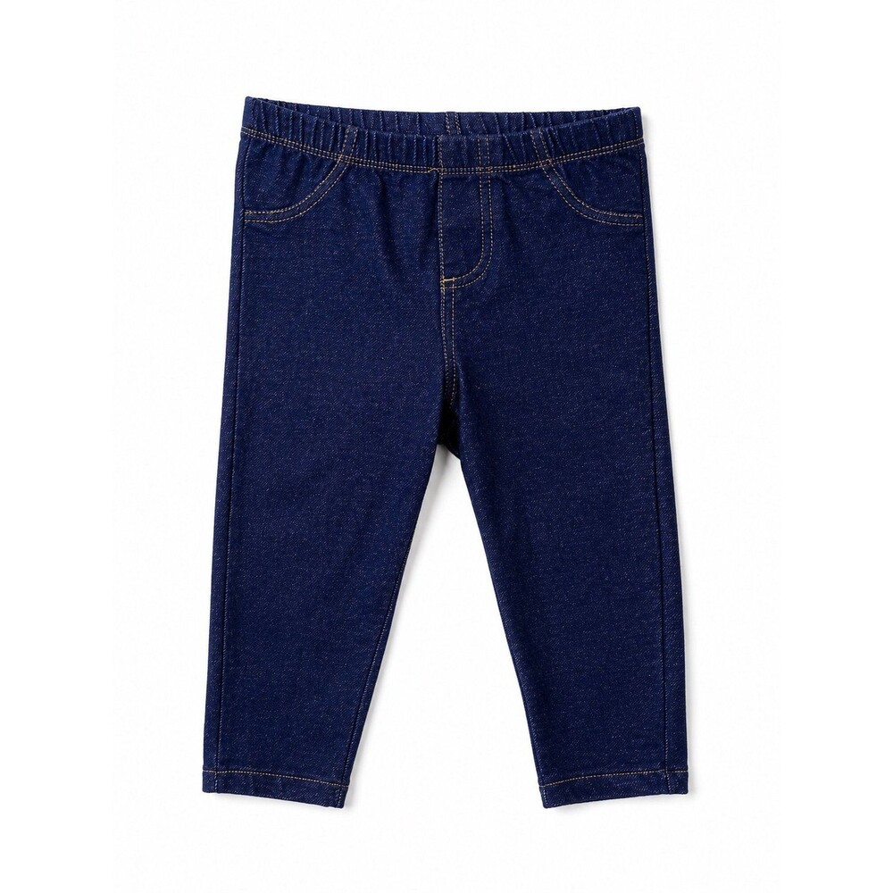 Carter’s Baby Girls Faux Denim Jeggings Pull-On Pants Size 24M Dark Wash